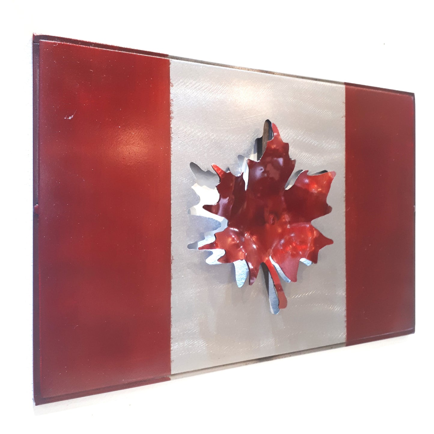 Stainless Steel - Canadian Flag - small