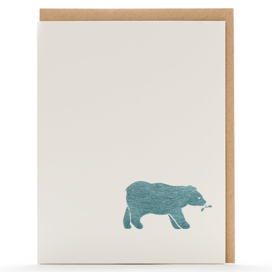 Folder Set of Animal Tracks Cards (set of 6) - Porchlight Press Letterpress