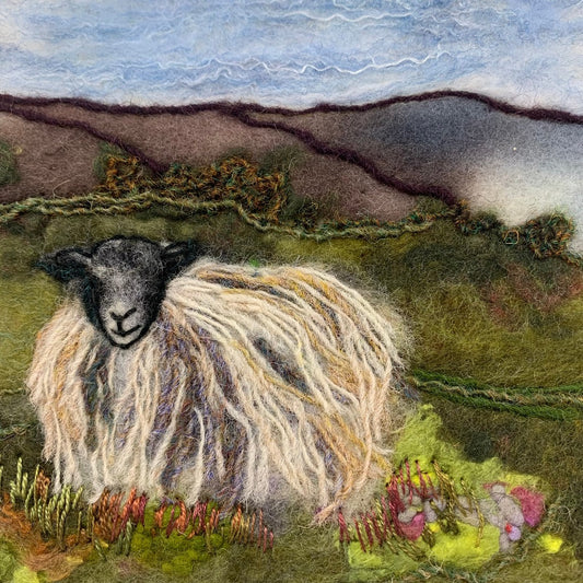 Original Felted Wool Landscape - CHIEFTAIN
