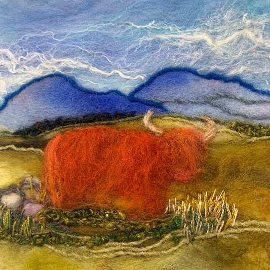 Original Felted Wool Landscape - DOUGAL