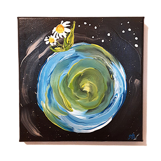Original Painting - DAISY WORLD