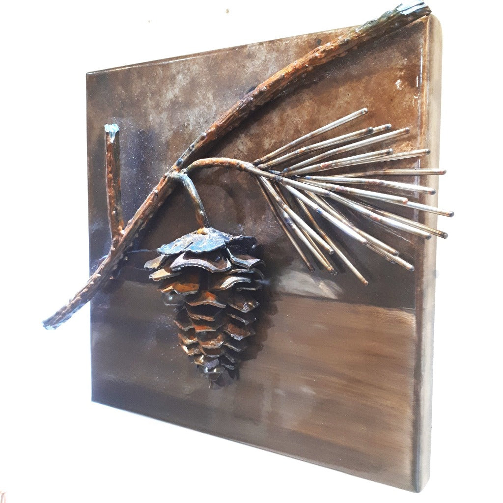 Iron & Steel Sculpture - MIDNIGHT PINE