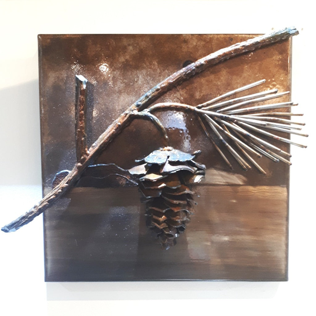 Iron & Steel Sculpture - MIDNIGHT PINE