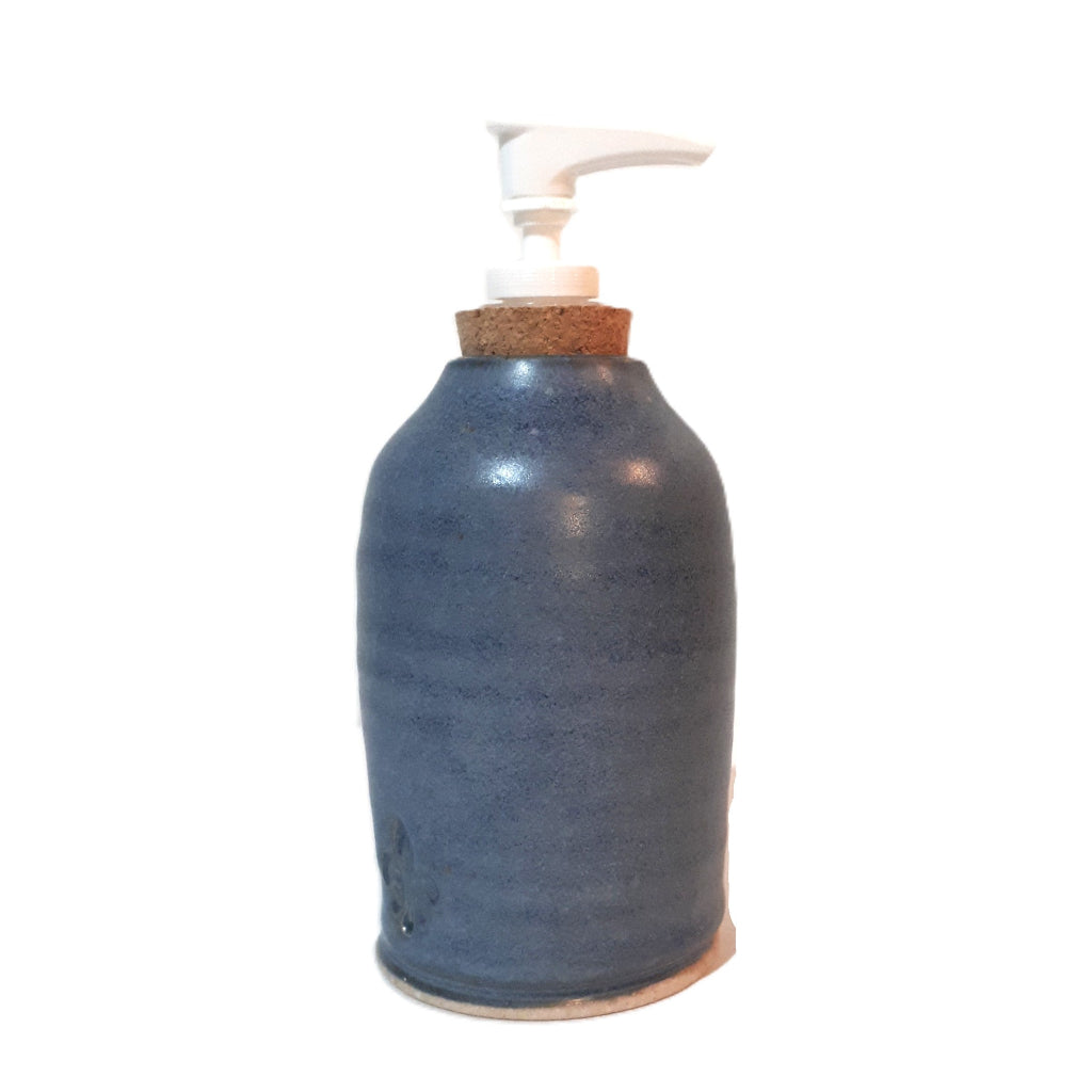 Pottery Soap Dispenser - Blue