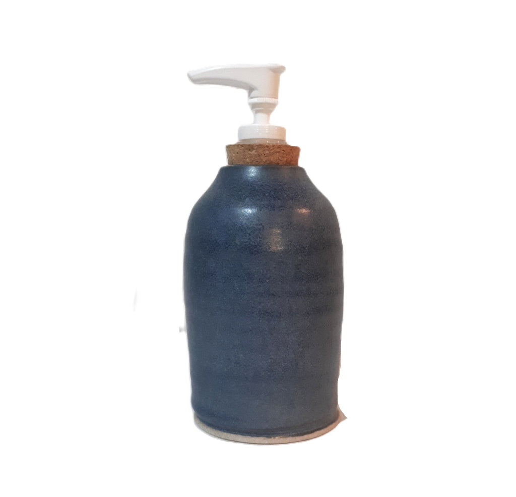 Pottery Soap Dispenser - Blue