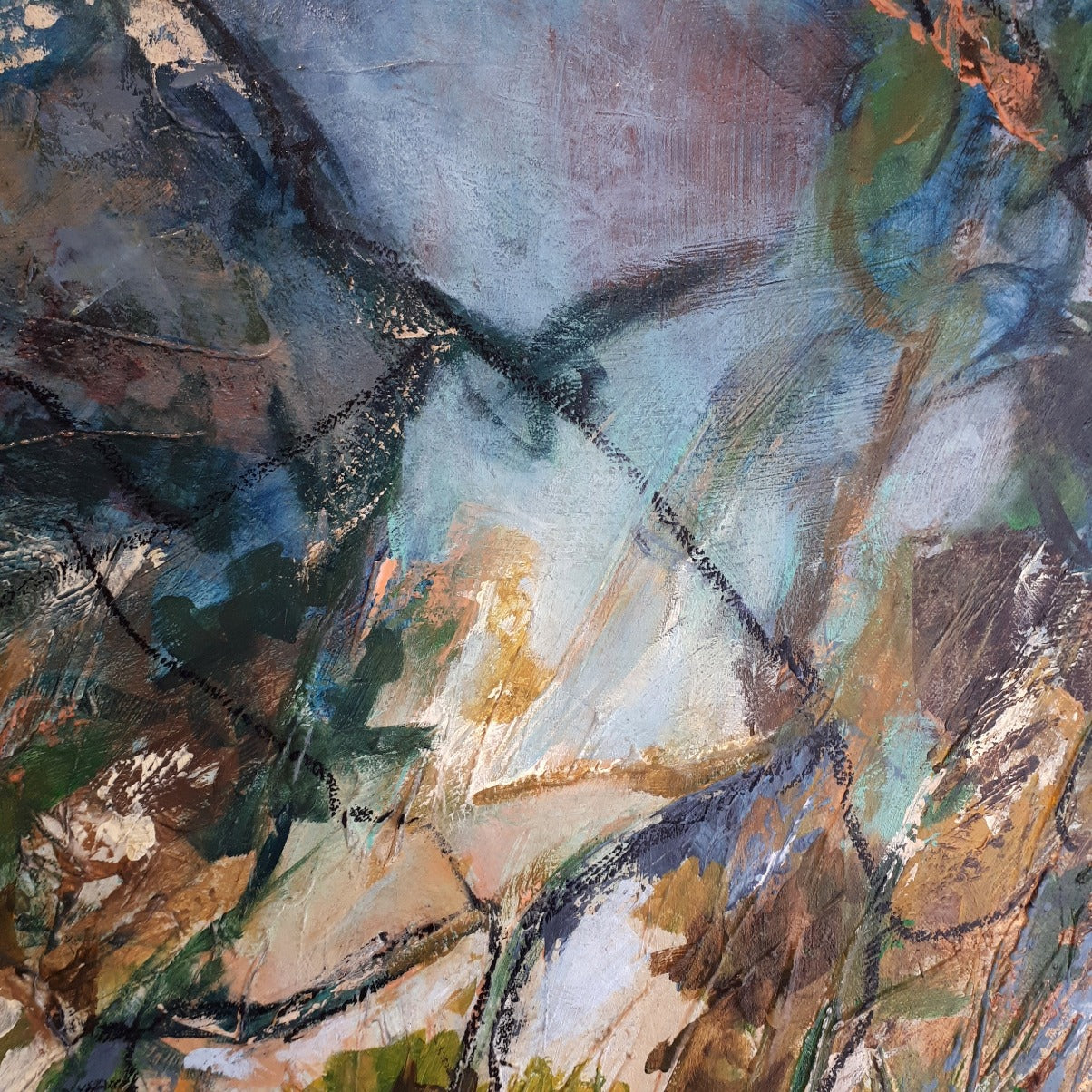 Original Mixed Media - WALK IN THE WILD