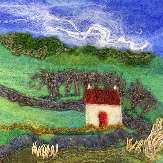 Original Felted Wool Landscape - YORKSHIRE