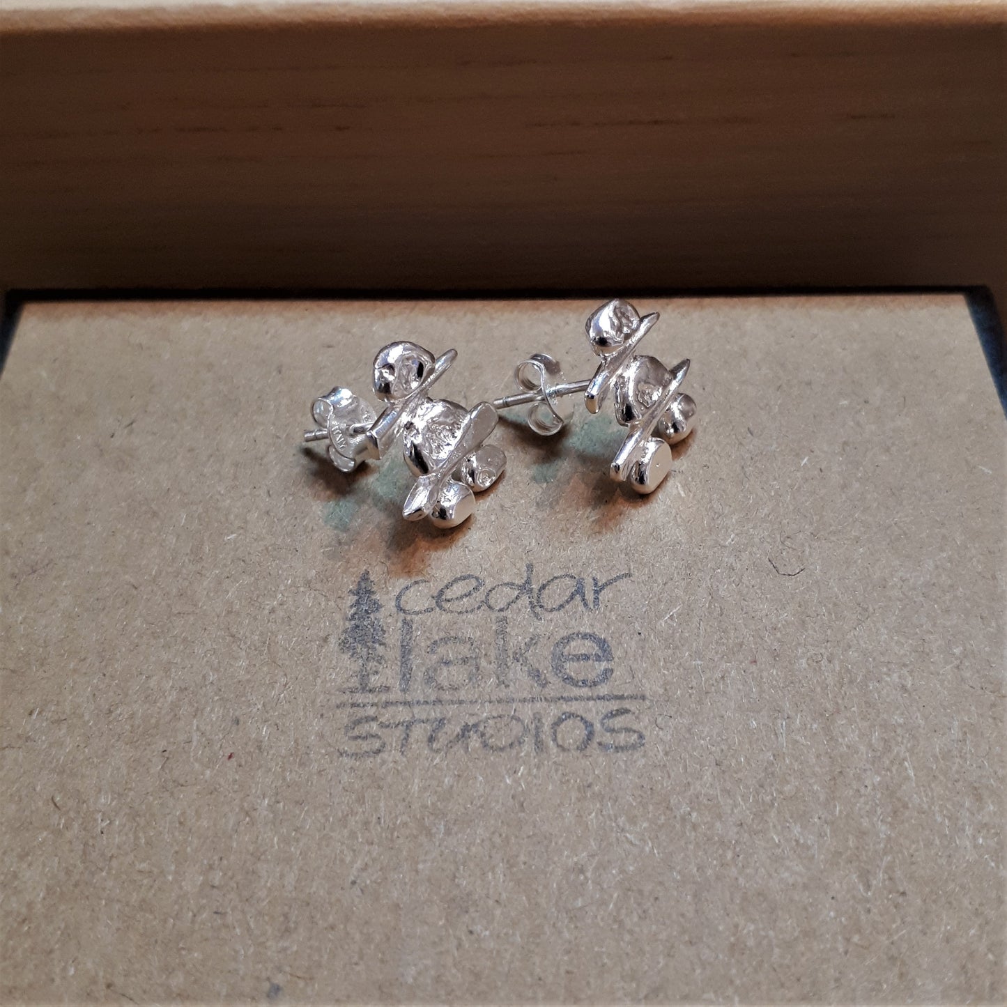 Inukshuk Silver Studs