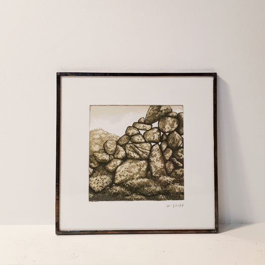 Framed Print - HILL OF THE STANDING STONES