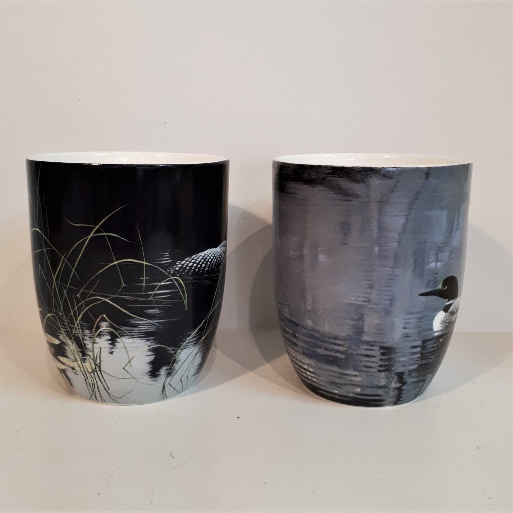 Fine Bone China Mug Set of Two - Loons, Robert Bateman