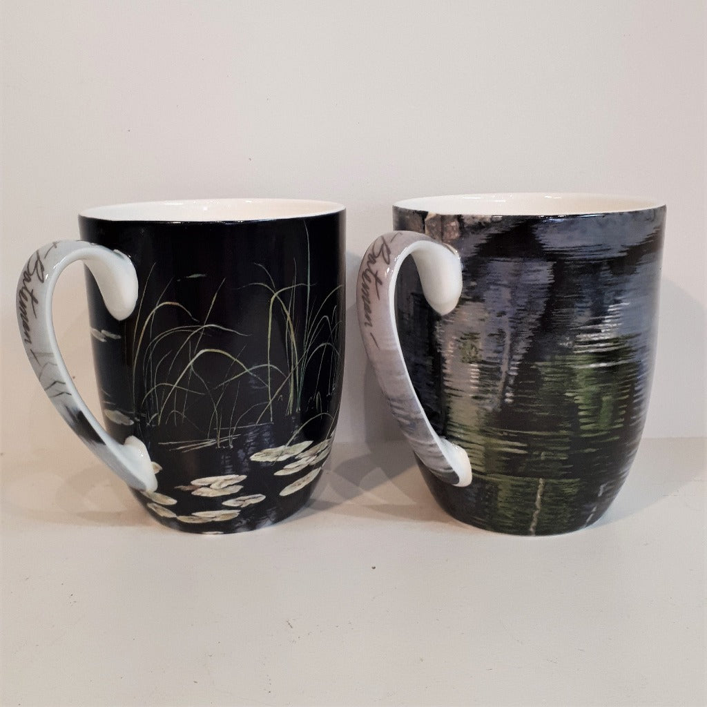 Fine Bone China Mug Set of Two - Loons, Robert Bateman