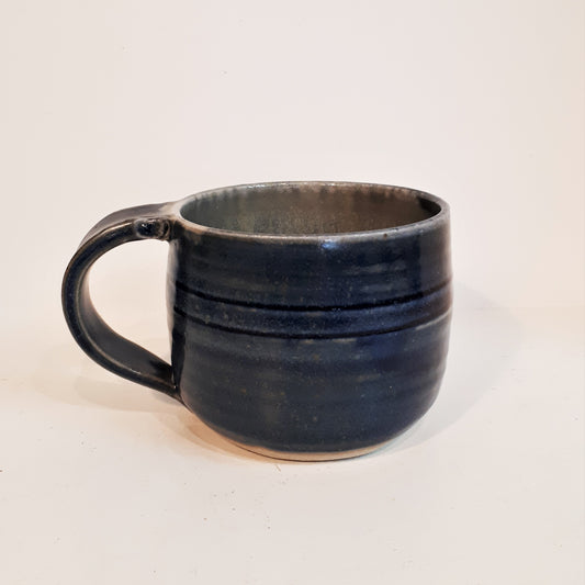 Pottery Shorty Mug - Dark Blue