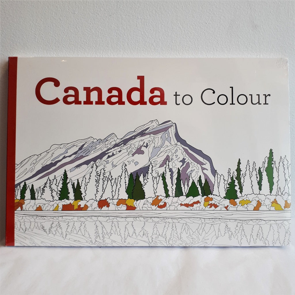 Canada to Colour, Colouring Book by Paul Covello and Leor Boshi