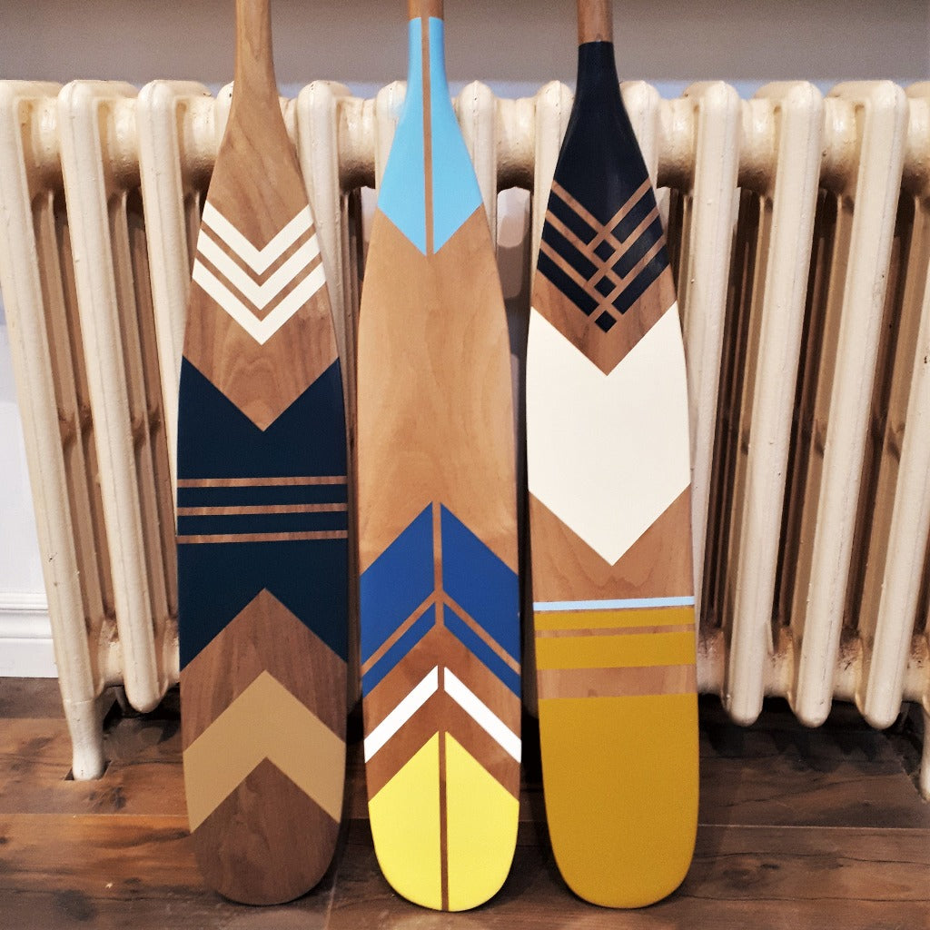 Hand painted paddles