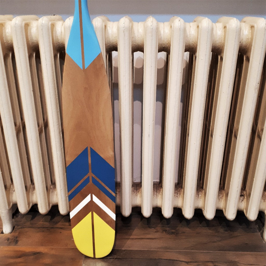 Hand-painted Paddle - Pacific Blue Tango
