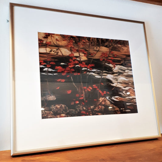 Group of Seven Aluminum Framed Print - A. Y. Jackson - THE RED MAPLE, 1914