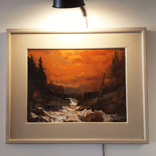 Original Oil Painting - RED SKY