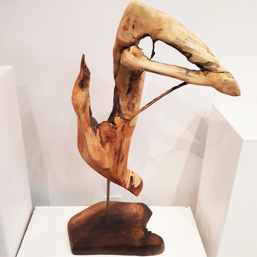 Wood Sculpture - HERON