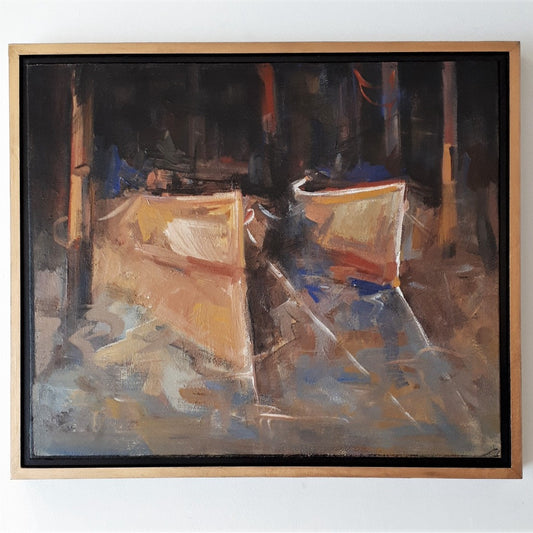 Original Painting, Acrylic on Canvas - MIKEY'S FLEET