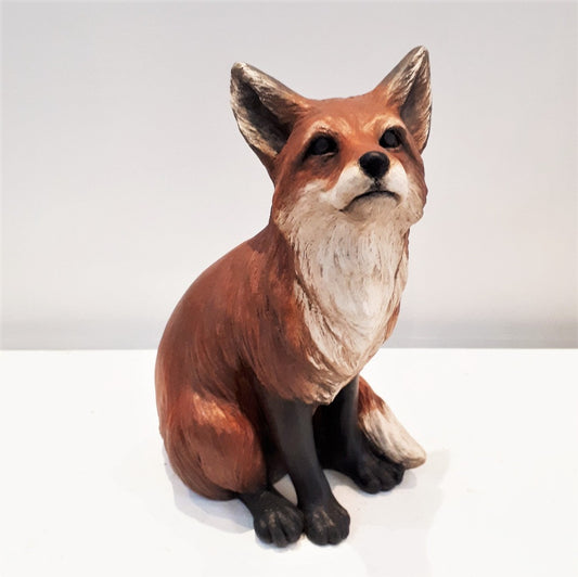 FOX - Original Three-dimensional Carved Sculpture