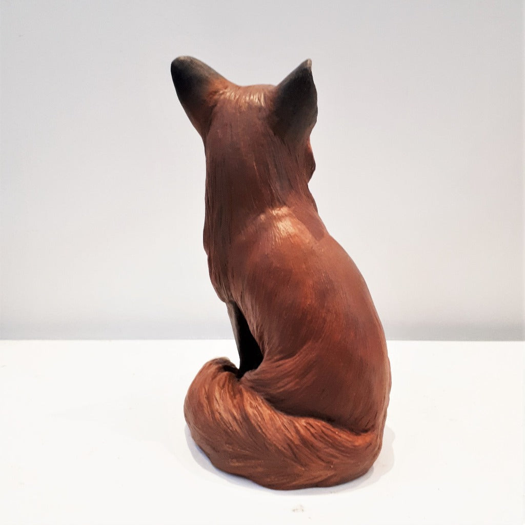 FOX - Original Three-dimensional Carved Sculpture