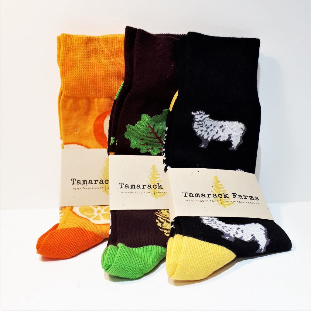 Cotton Farm/Chefs Socks from Tamarack Farms