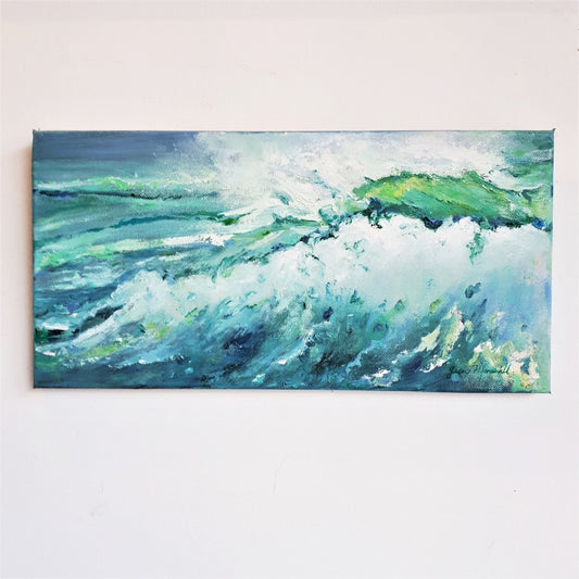 Original Oil Painting - CATCH THE WAVE