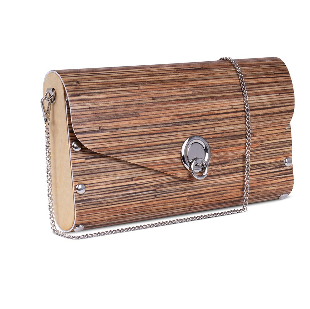 Large Clutch/Handbag - Bamboo-look