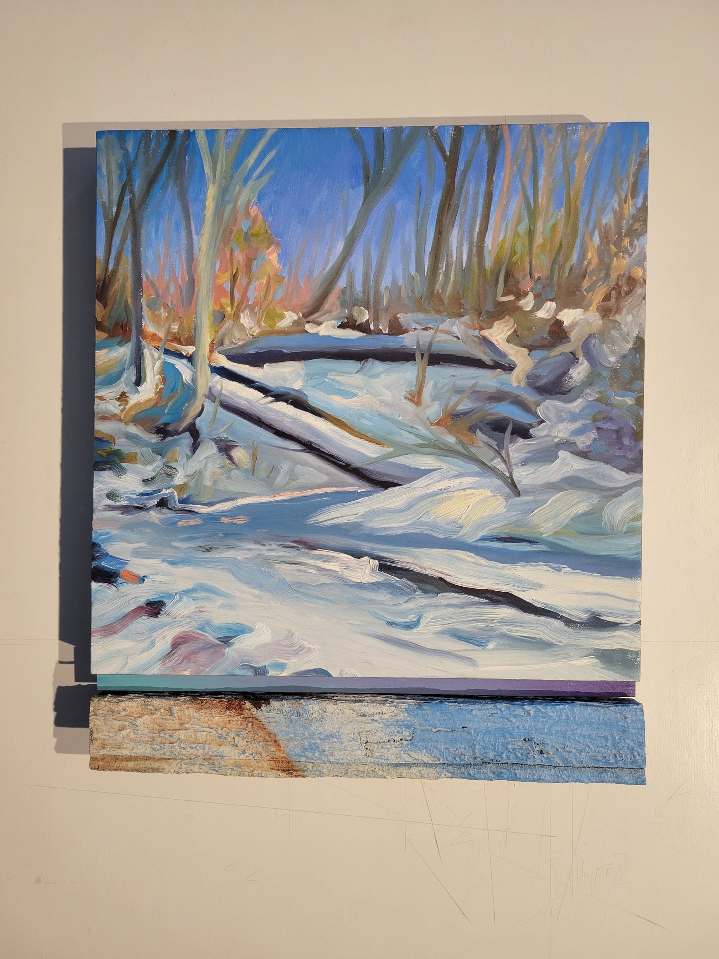 Original Oil on Panel - CREEKSIDE GUIDELINES