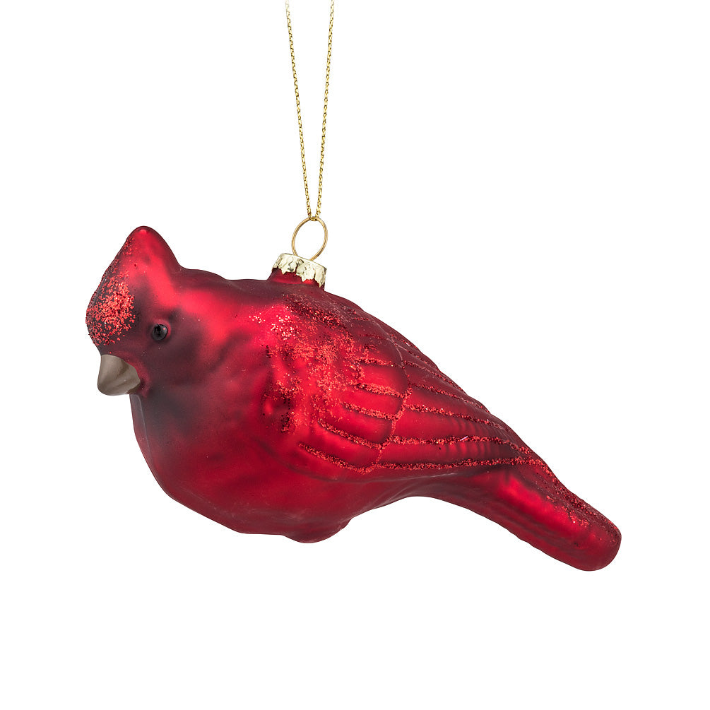 Glass Tree Ornament - Cardinal