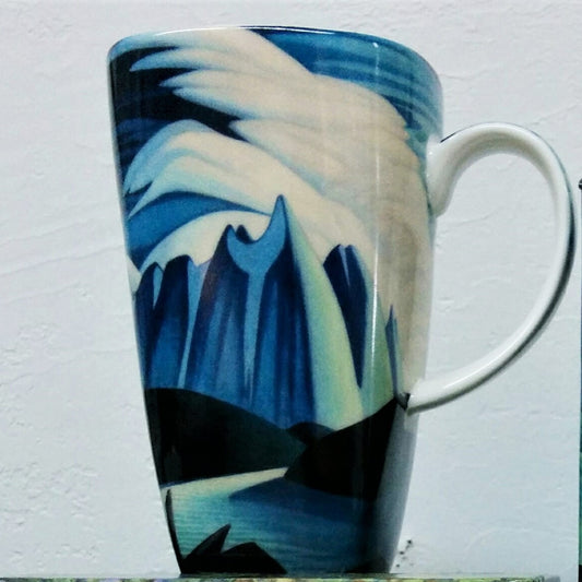 Fine Bone China Mug Grande - LAKE AND MOUNTAINS, Lawren Harris
