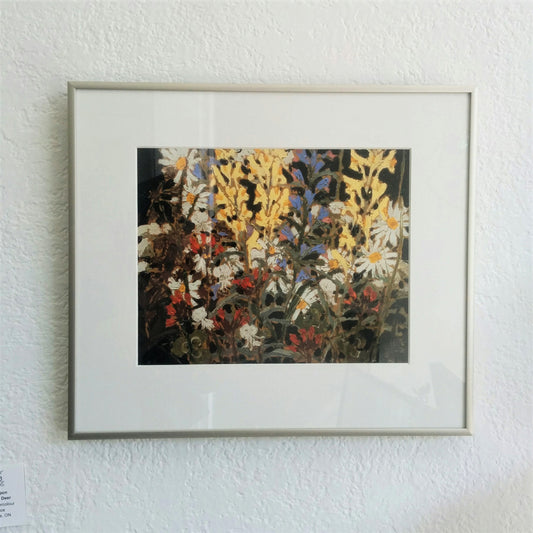 Framed Group of Seven Print - Tom Thomson - WILDFLOWERS, 1915