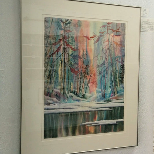 Forest Spirits, original watercolour painting by Canadian artist Tiina Price