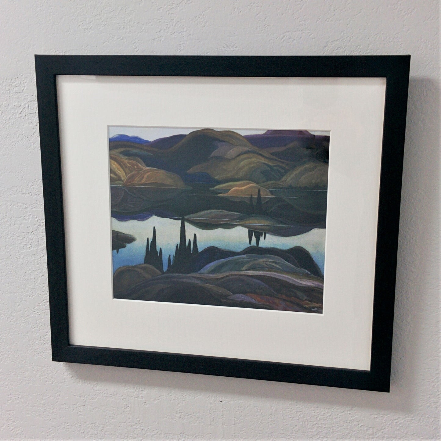 Group of Seven Framed Print - Franklin Carmichael - Mirror Lake, 1929