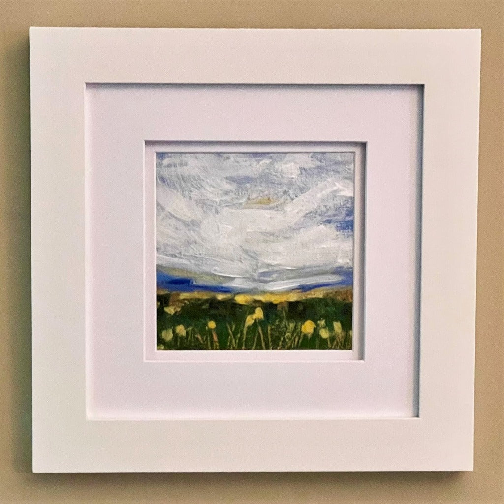 Framed Original Oil - FIELD OF GOLD