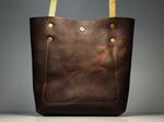 Little Bras D'or Handmade Leather Bag - Brown