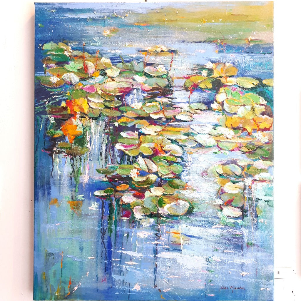 Original Oil Painting - MUSKOKA LILY POND