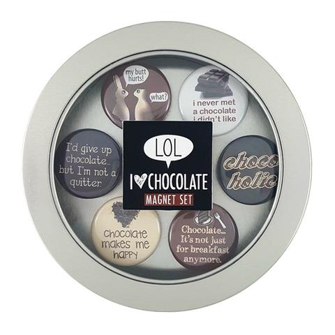 Chocolate Lovers Magnets - Set of Six