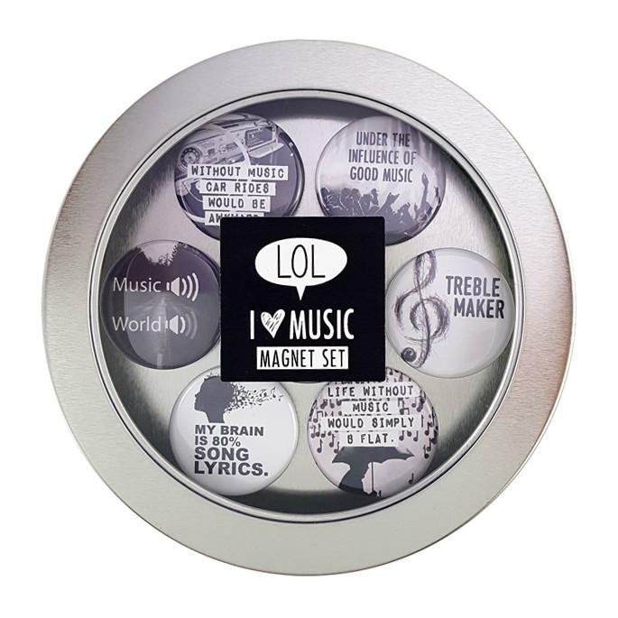 Music Lover Magnets - Set of Six