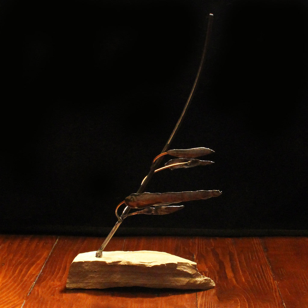 Metal Balanced Tree Sculpture - Resilience Series