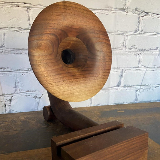 Gramophone - The Sherlock - Wormy Maple or Walnut